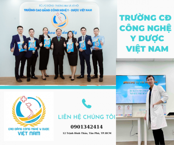 Trường Cao đẳng Công nghệ Y Dược Việt Nam tuyển sinh 5 chứng chỉ thẩm mỹ